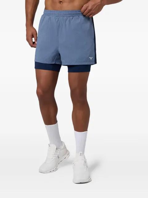 Mesh 2-in-1 logo-detail shorts by SQUATWOLF