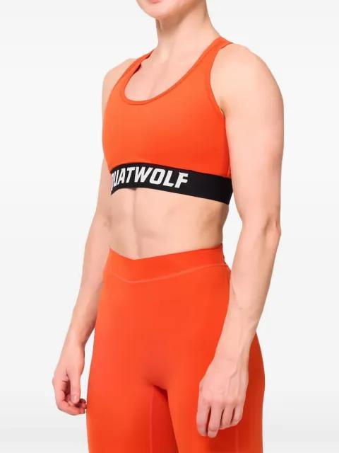 Wordmark sports bra by SQUATWOLF
