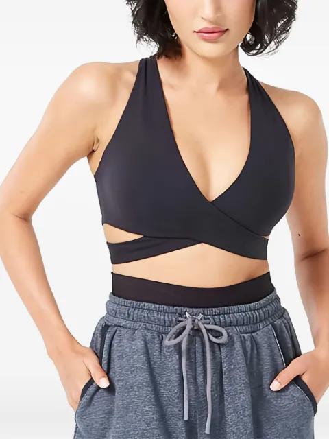 criss-cross sports bra by SQUATWOLF