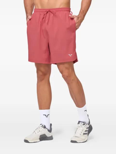 drawstring-fastening logo-detail track shorts by SQUATWOLF