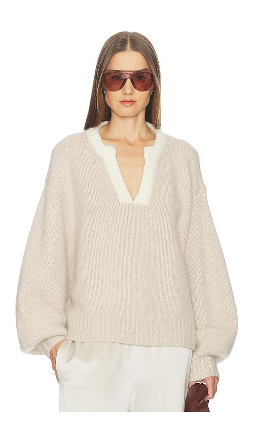 SRG Caylea Oversized Sweater in Beige by SRG