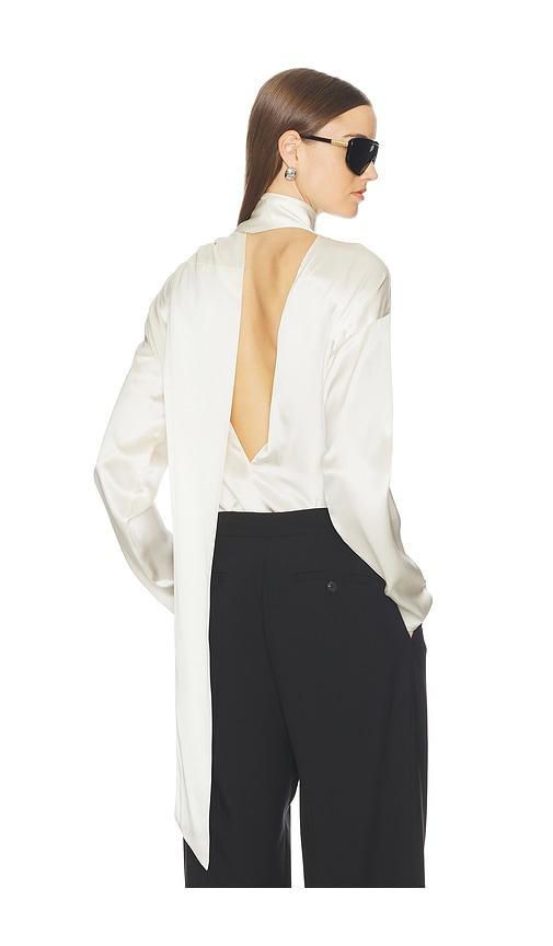 SRG Galia Silk Top in Ivory by SRG