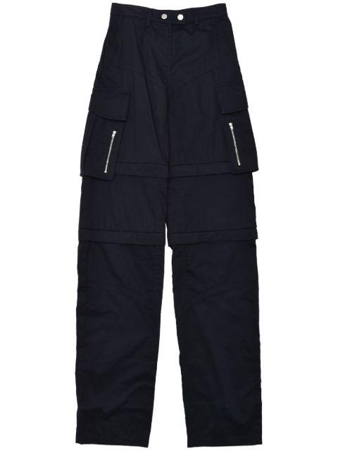 cotton cargo trousers by SRVC STUDIO