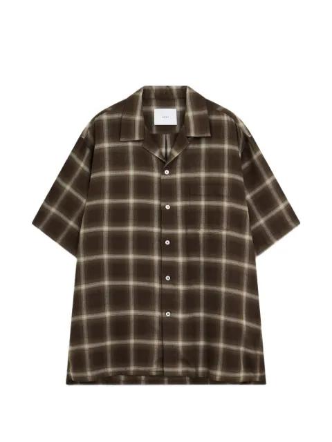 check-pattern shirt by SSSTEIN