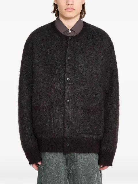 jacquard pocket cardigan by SSSTEIN