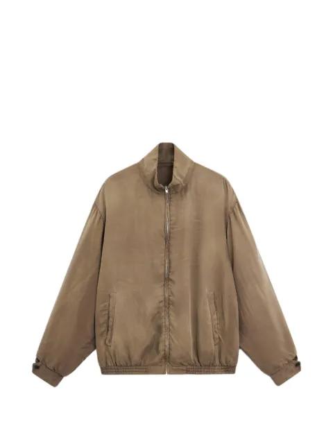 zip-up high-neck jacket by SSSTEIN