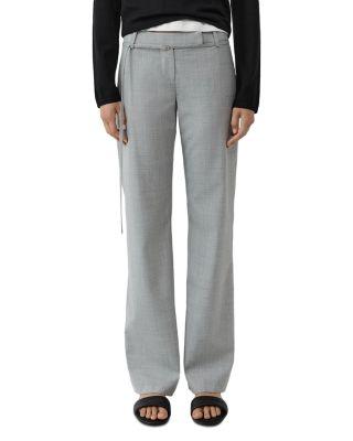 90s Belt Minimal Pants by ST. AGNI