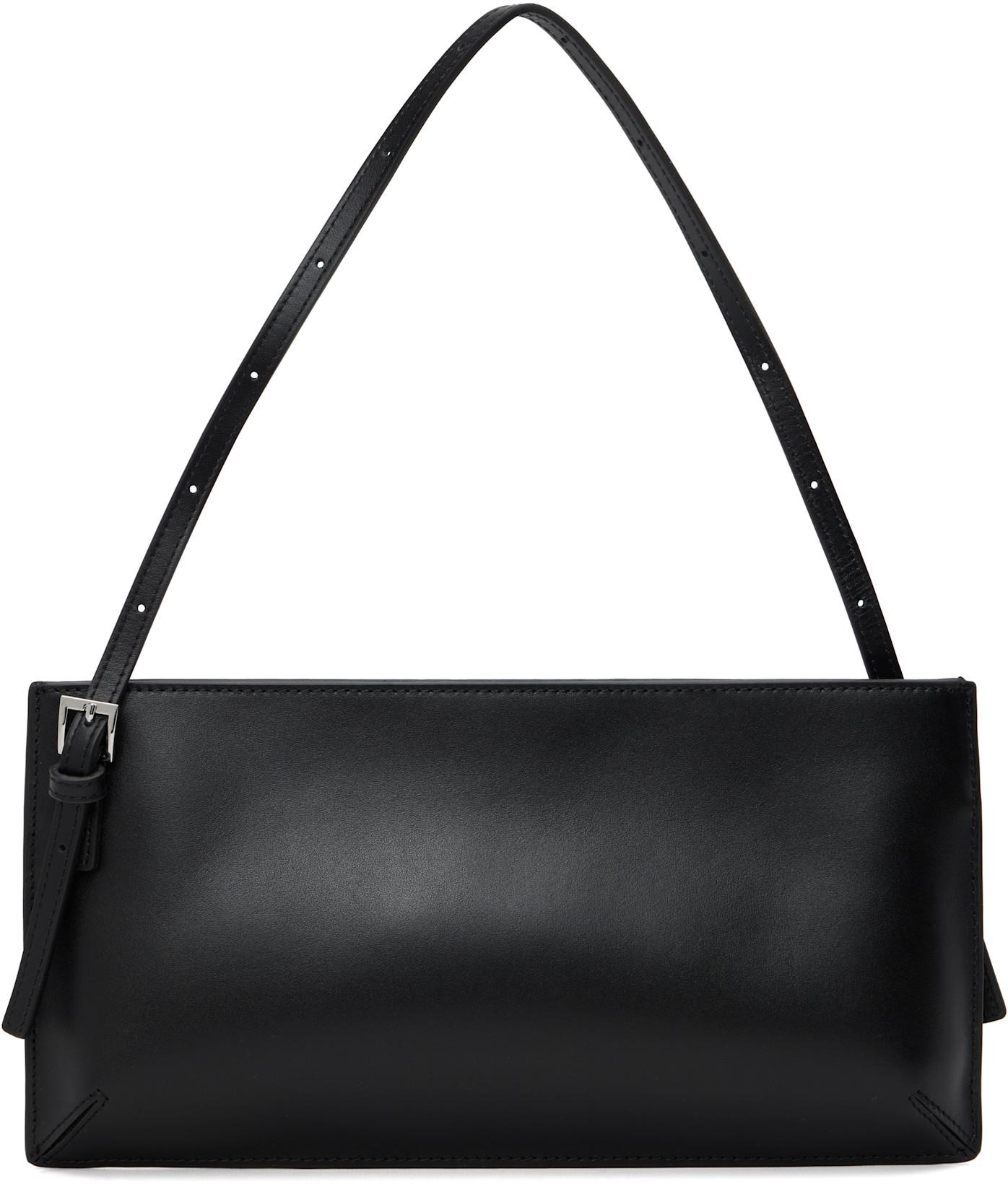 Black 90s Belt Bag by ST. AGNI