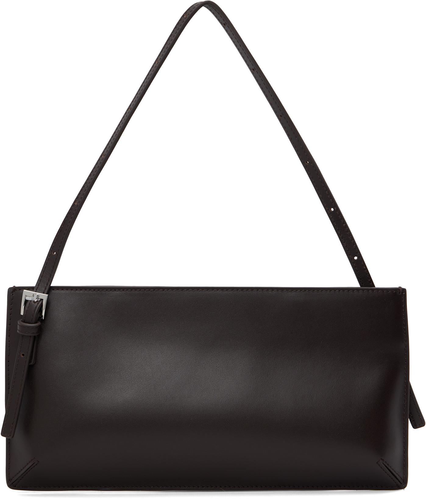 Brown 90s Belt Bag by ST. AGNI