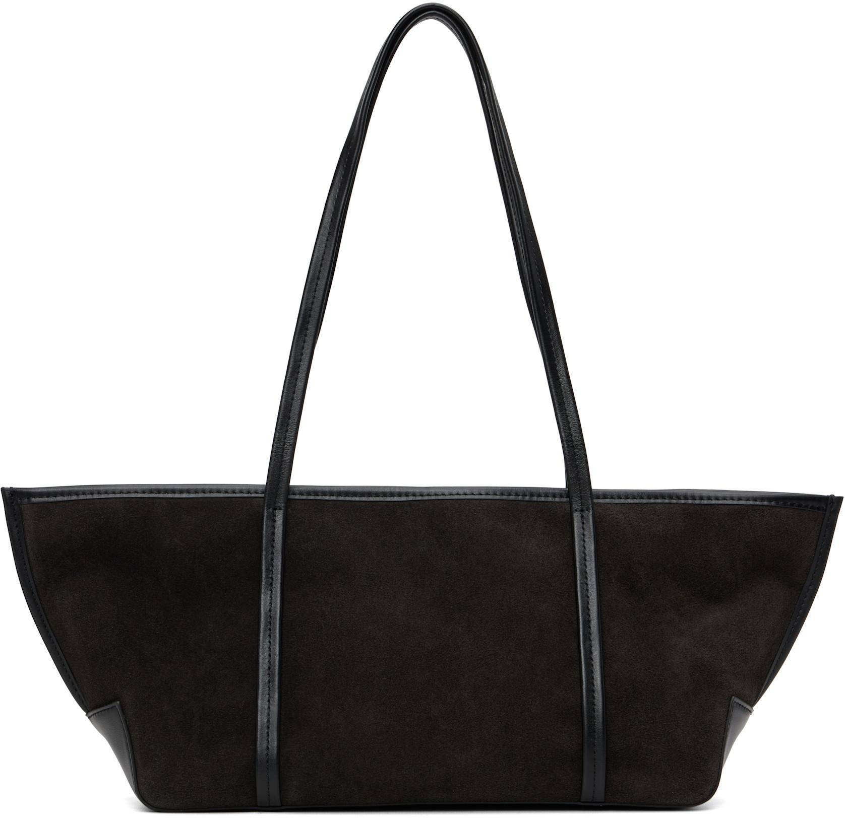 Brown Slim Bateau Tote by ST. AGNI