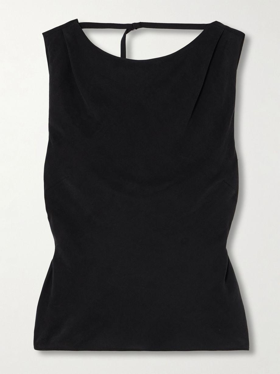 Draped LENZING ™ Lyocell and LENZING ™ ECOVERO™-blend top by ST. AGNI