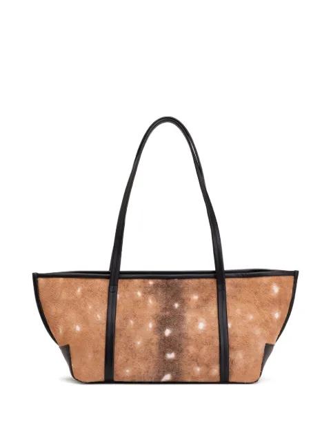 Fawn Bateau leather tote bag by ST. AGNI