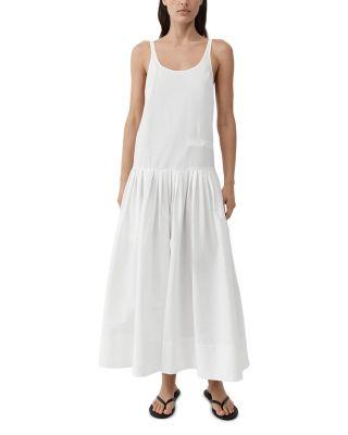 Relaxed Pleat Dress by ST. AGNI