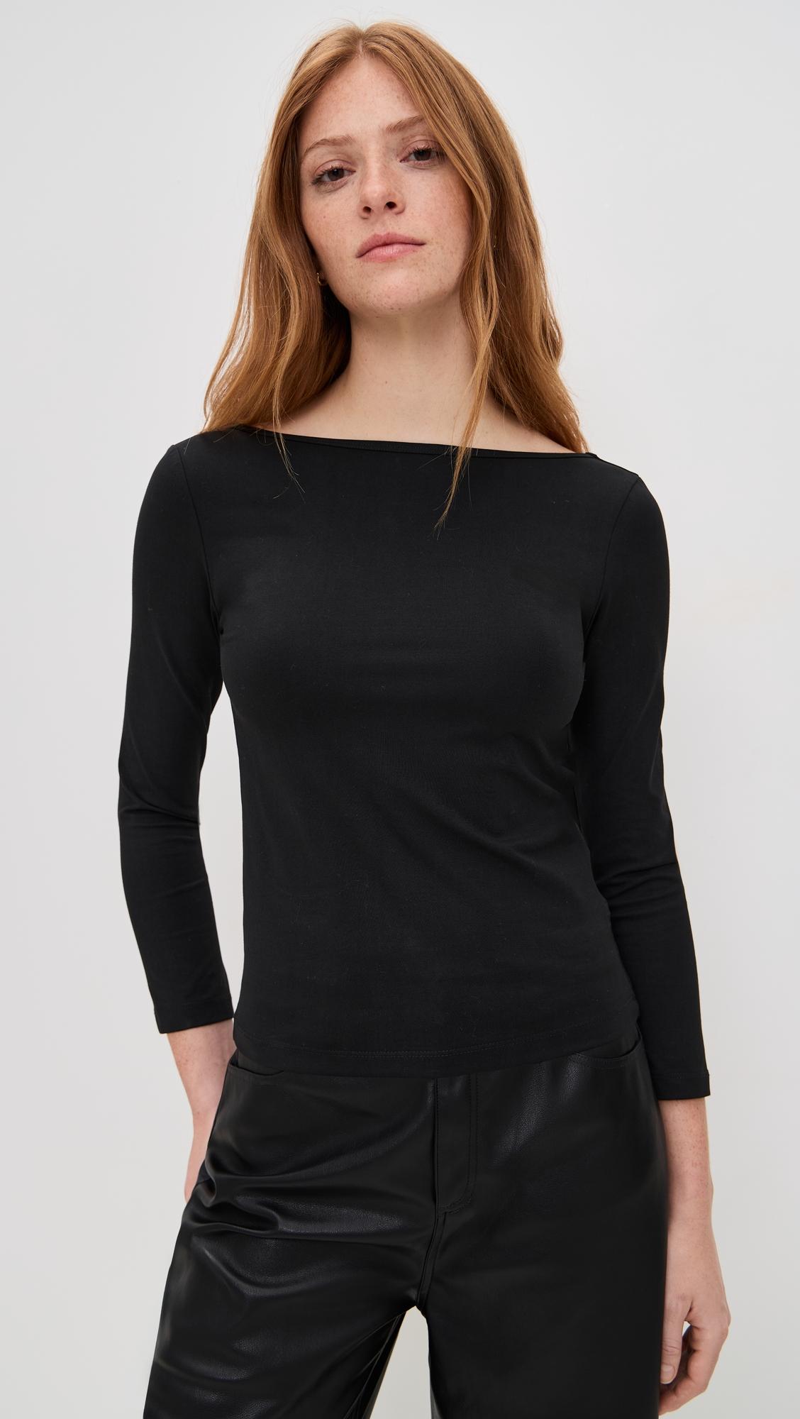 Soft Jersey Ballerina Top by ST. AGNI