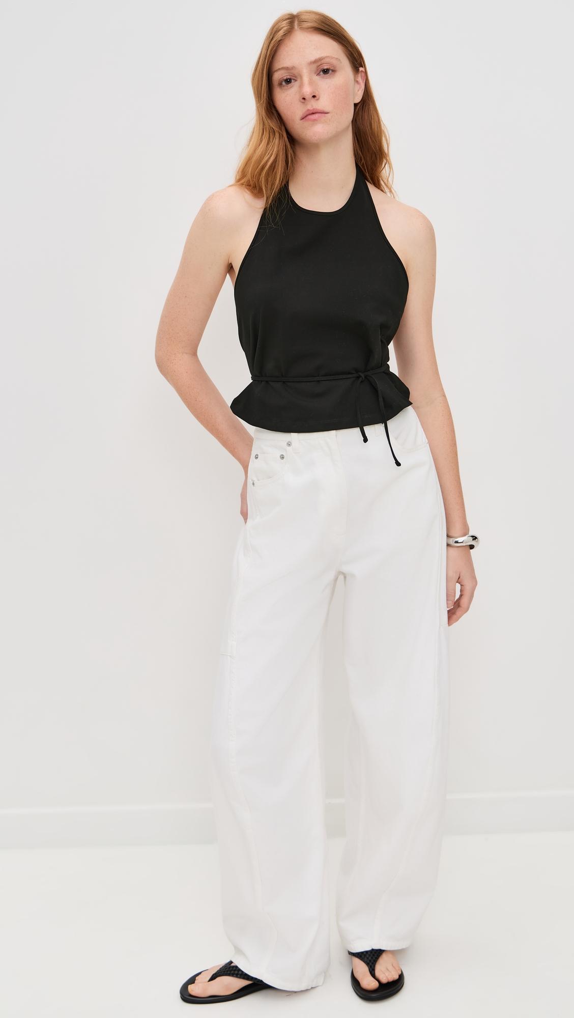 Soft Jersey Halter Top by ST. AGNI