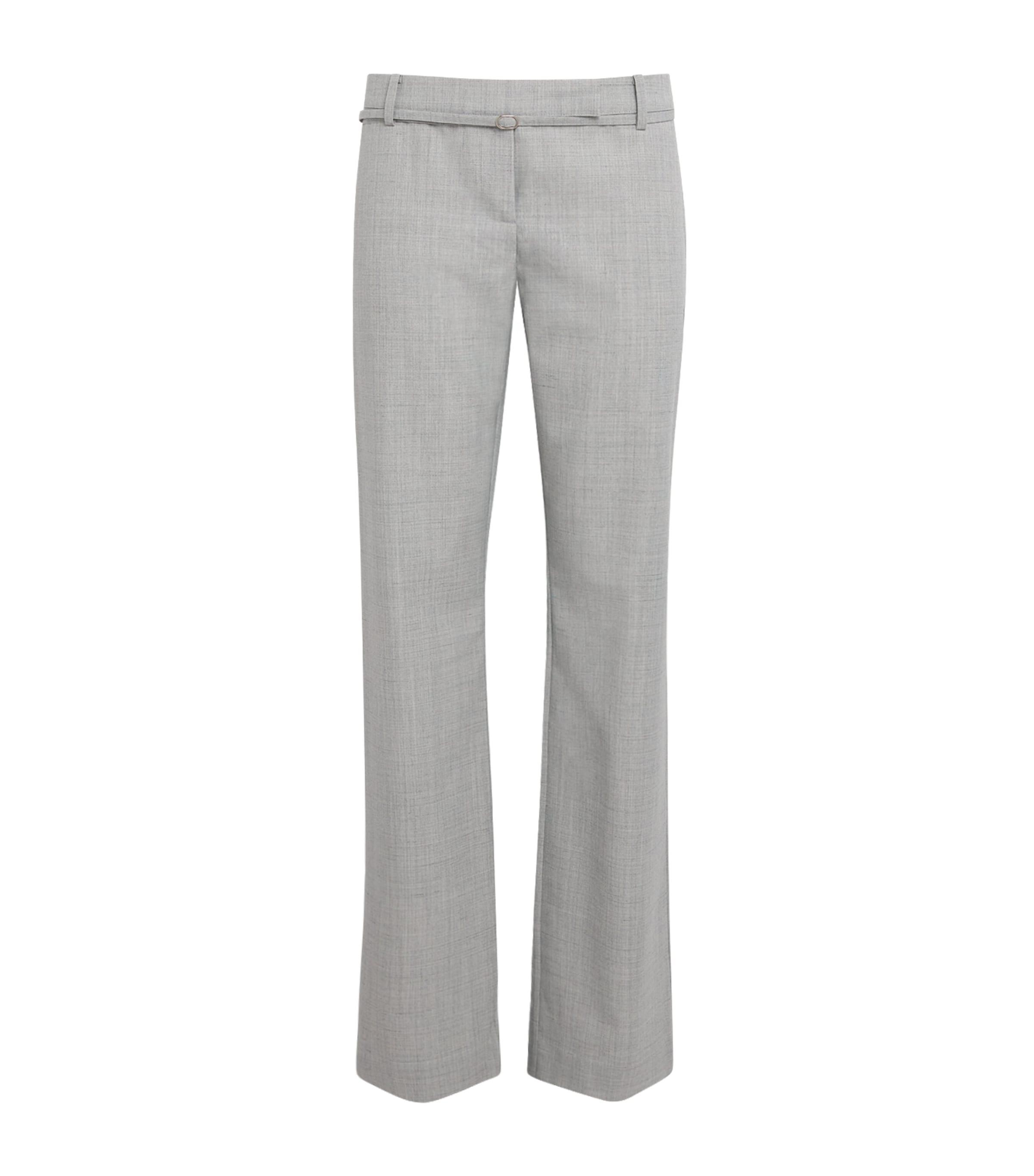 St. Agni 90s Belt Minimal Trousers by ST. AGNI