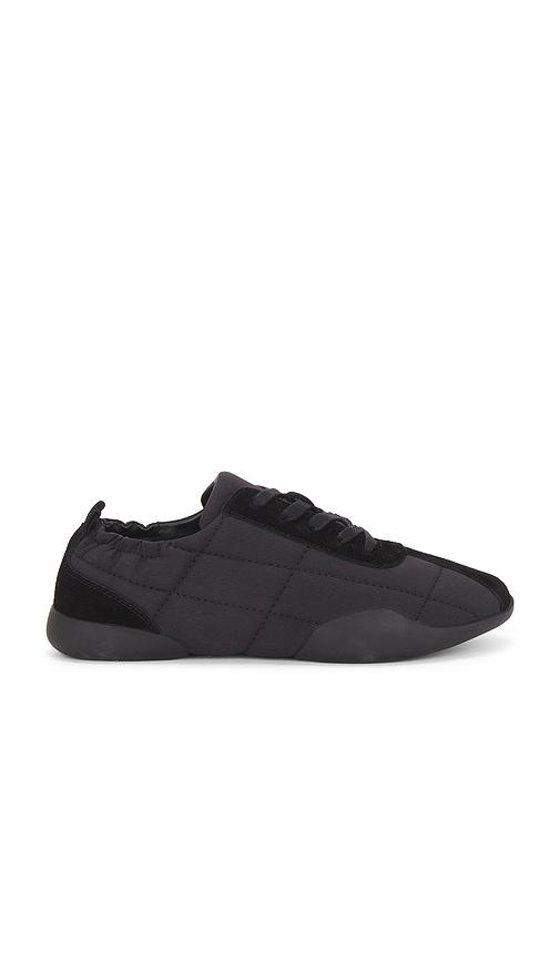 St. Agni Stitch Pillow Sneaker in Black by ST. AGNI