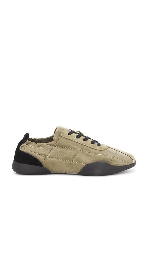 St. Agni Stitch Pillow Sneaker in Olive by ST. AGNI
