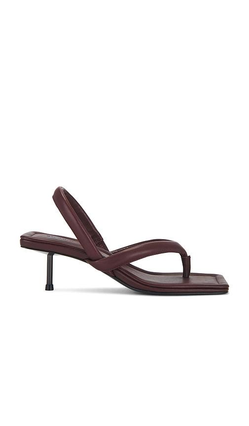 St. Agni Thong Heel in Purple by ST. AGNI