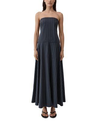 Strapless Rouleau Tie Top by ST. AGNI