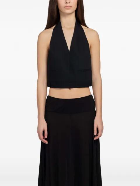 Upside Down halterneck blouse by ST. AGNI