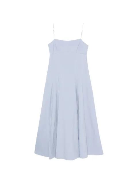 pleated cotton dress by ST. AGNI
