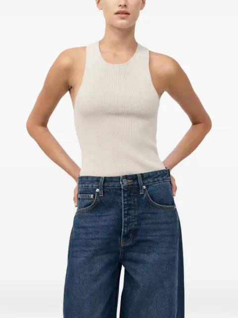 ribbed racer-back top by ST. AGNI