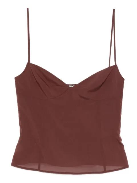 strapless top by ST. AGNI