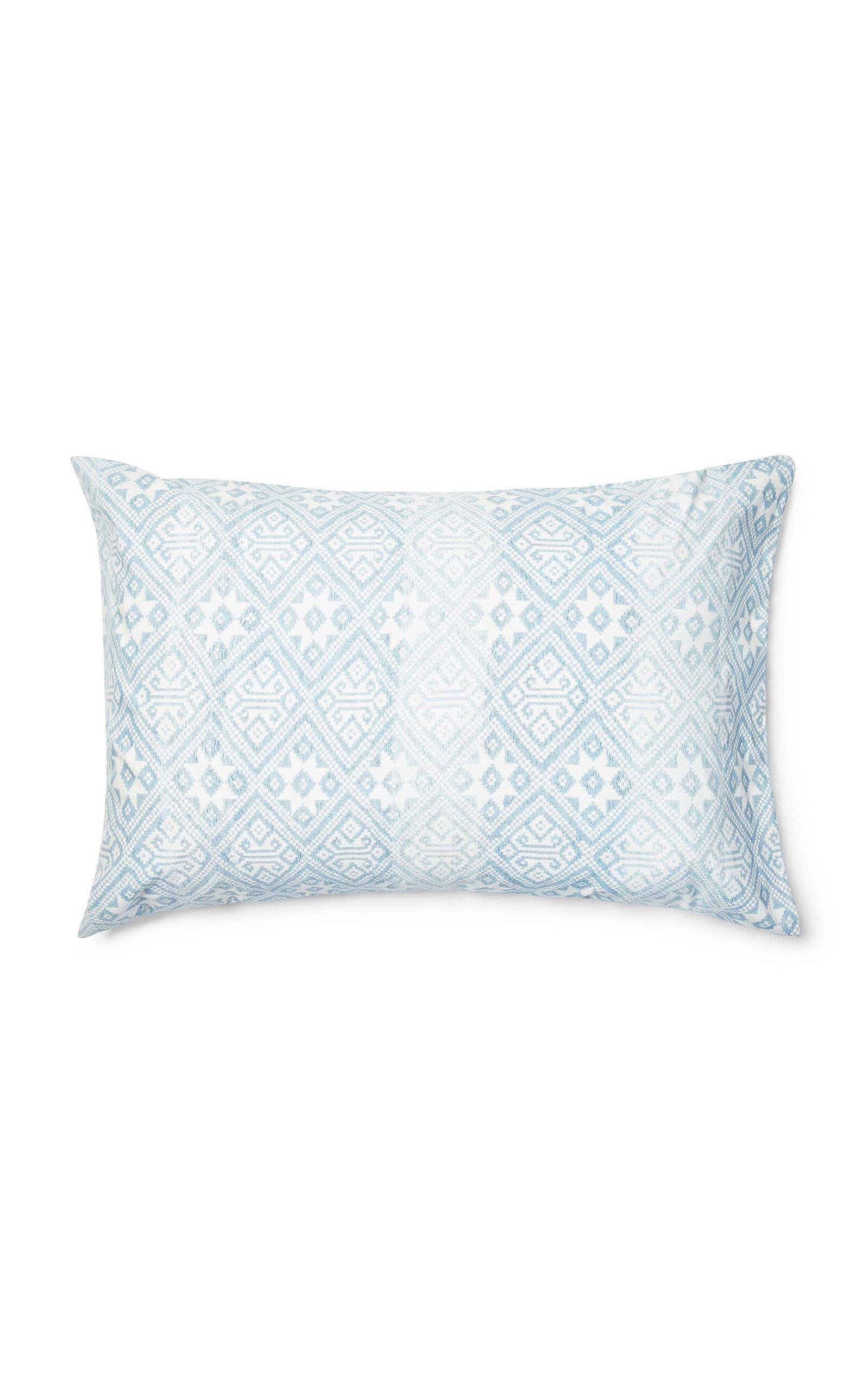 St. Frank - Muong Light Star Cotton Percale Pillowcase Set - Light Blue - Moda Operandi by ST. FRANK