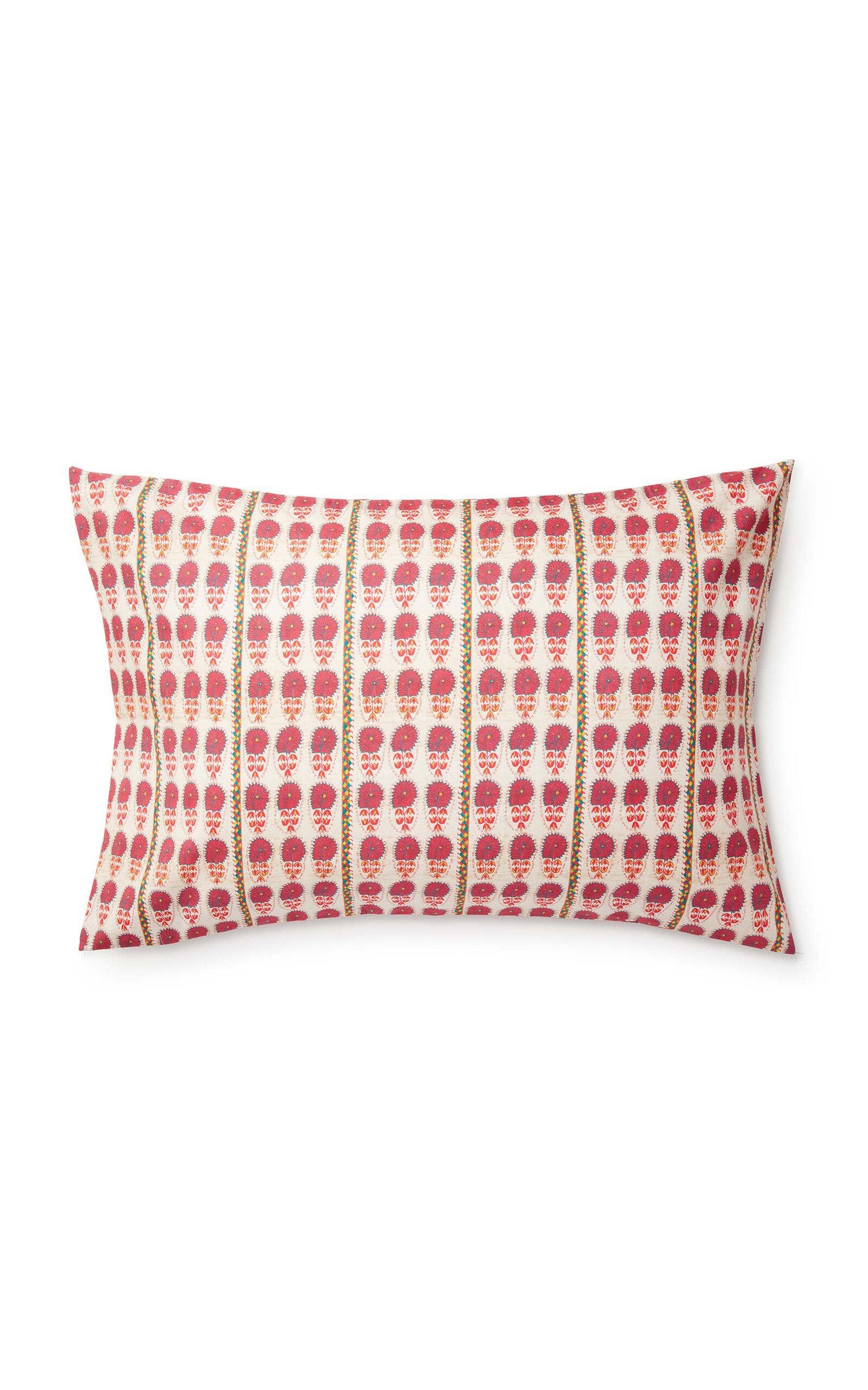 St. Frank - Suzani Daisy Cotton Standard Pillowcase Set - Pink - Moda Operandi by ST. FRANK