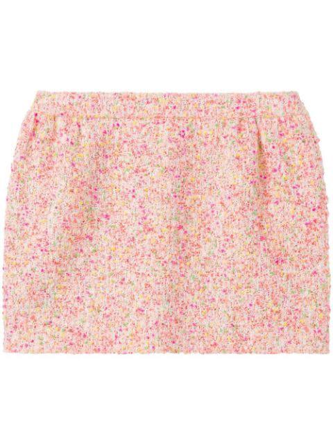 Bonded Novelty tweed skirt by ST. JOHN