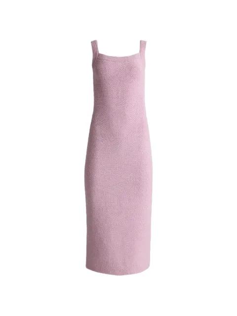 Juliette metallic-mouliné-knit dress by ST. JOHN