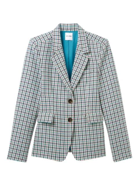 Parker houndstooth blazer by ST. JOHN