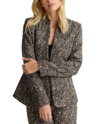 Shawl Collar Tweed Jacket by ST. JOHN