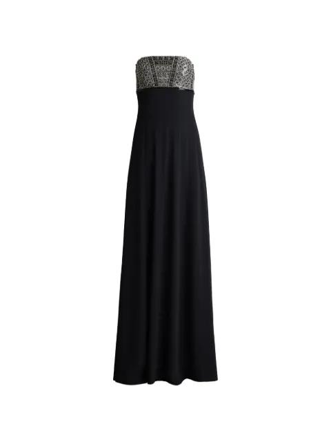 beaded strapless gown maxi dress by ST. JOHN