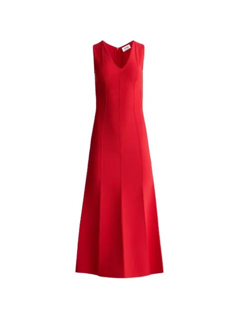 knit sleeveless midi dress by ST. JOHN
