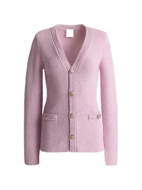 mouliné-knit jacket by ST. JOHN