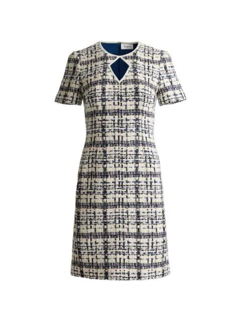 tweed short sleeve mini dress by ST. JOHN
