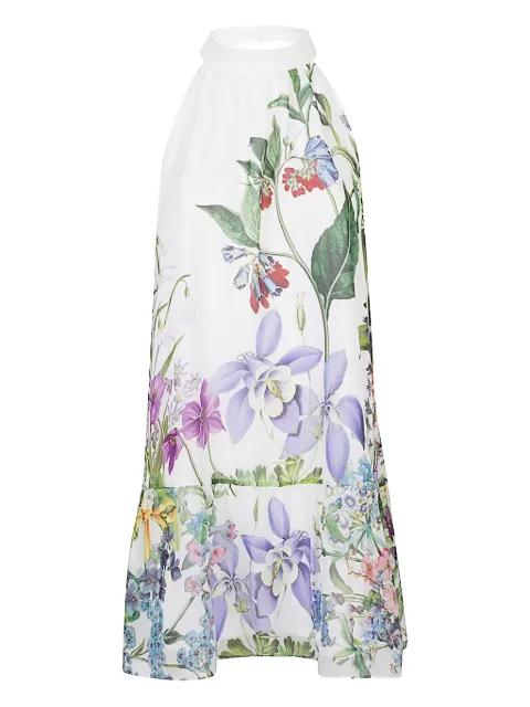 floral-print sleeveless midi dress by ST. PIECE