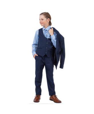 Big Boys Navy 5 PC Suits by STACY ADAMS