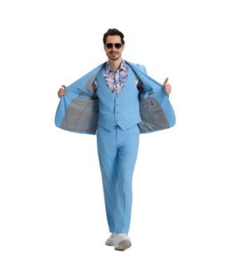 Men's Stacy Adams Hybrid-Fit 3pc Suit Set, Jacket Vest and Pants by STACY ADAMS
