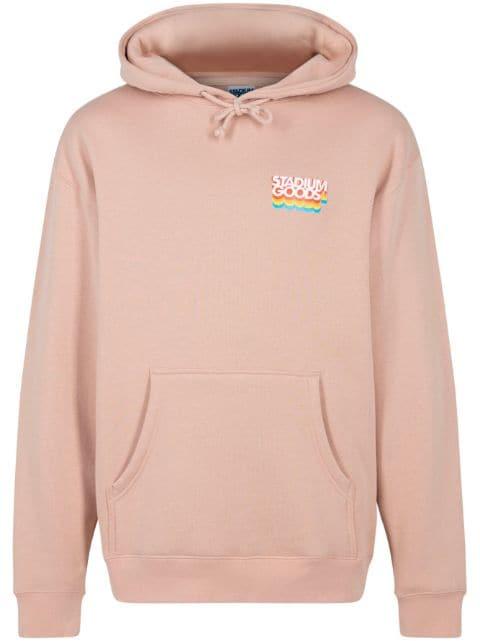 Gradient Logo drawstring hoodie by STADIUM GOODS