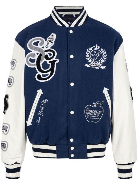 "NYC" wool varsity jacket by STADIUM GOODS