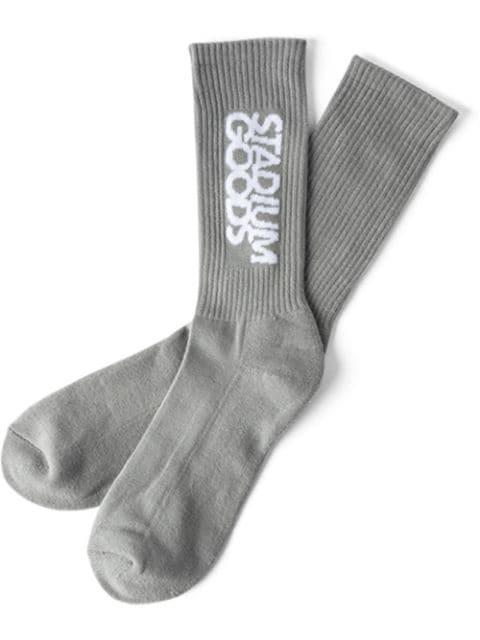 logo "Cool Grey" crew socks by STADIUM GOODS