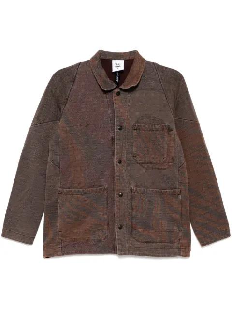 button-up shirt jacket by STAIN SHADE