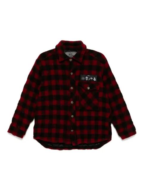 checked jacket by STAIN SHADE