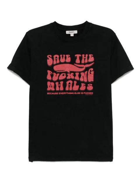 graphic-print T-shirt by STAIN SHADE