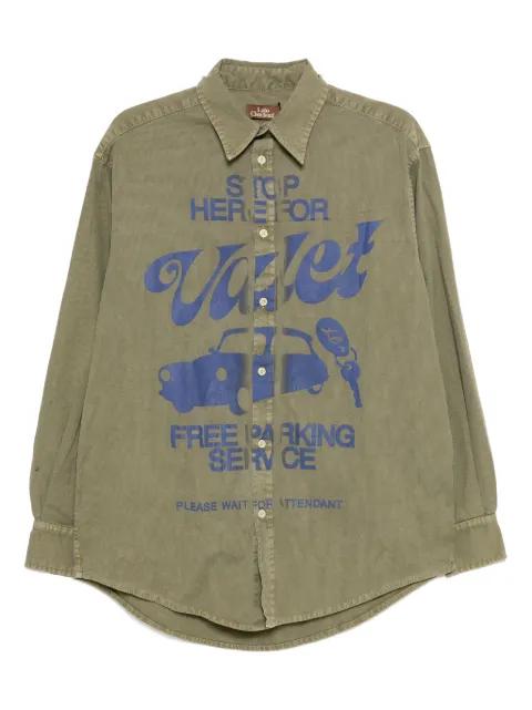 graphic print shirt by STAIN SHADE