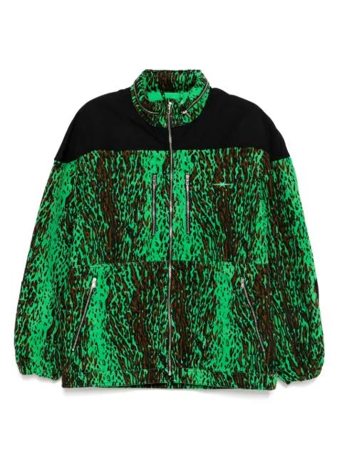 leopard-print jacket by STAIN SHADE