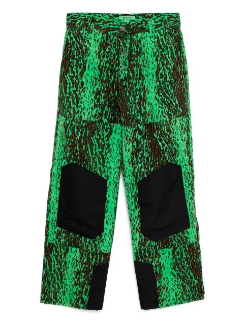 leopard-print trousers by STAIN SHADE